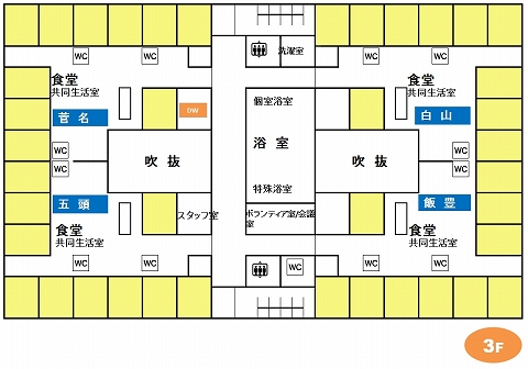 あがうらフロアマップ3F